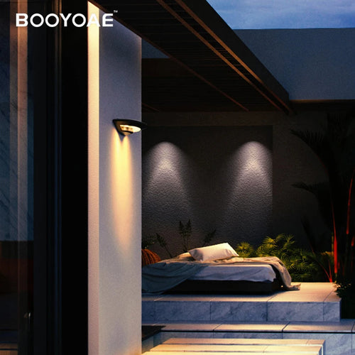 Lumières extérieures LED balcon éclairage mural hôtel paysage lampe terrasses jardins magasin allées porte poteaux UFO étanche applique murale - vue 2 sur 7