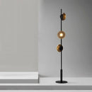 lampadaire postmoderne ceto lampe de sol design en verre et led