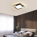 lustre led moderne avec télécommande en fer pour décoration