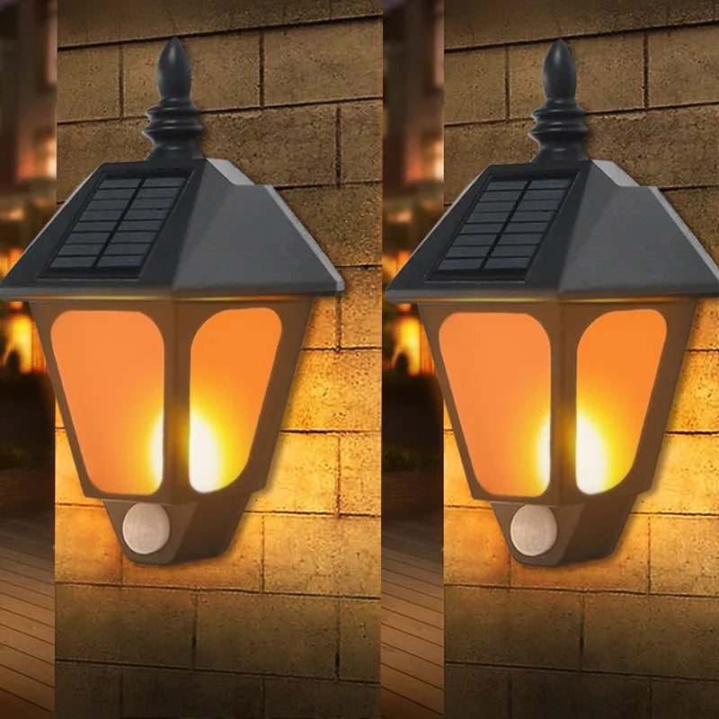 Lumière solaire extérieure applique murale à Induction LED éclairage solaire étanche pour jardin paysage éclairage de sécurité lampe extérieure LPL269 - vue 10 sur 10