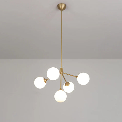 lustre design nordique décoratif avec éclairage led spoutnik