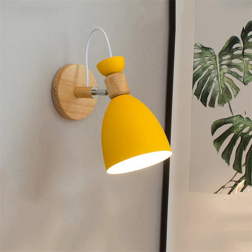 Modern minimalist nordic macaron LED wall light - vue 2 sur 11