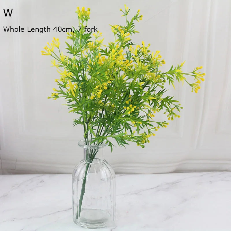plante artificielle 7 branches pour décoration mariage et Noël - vue 12 sur 21