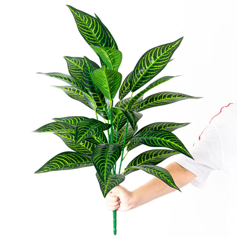 plantes artificielles feuillage tropical magnolia bambou décoration intérieure - vue 13 sur 13