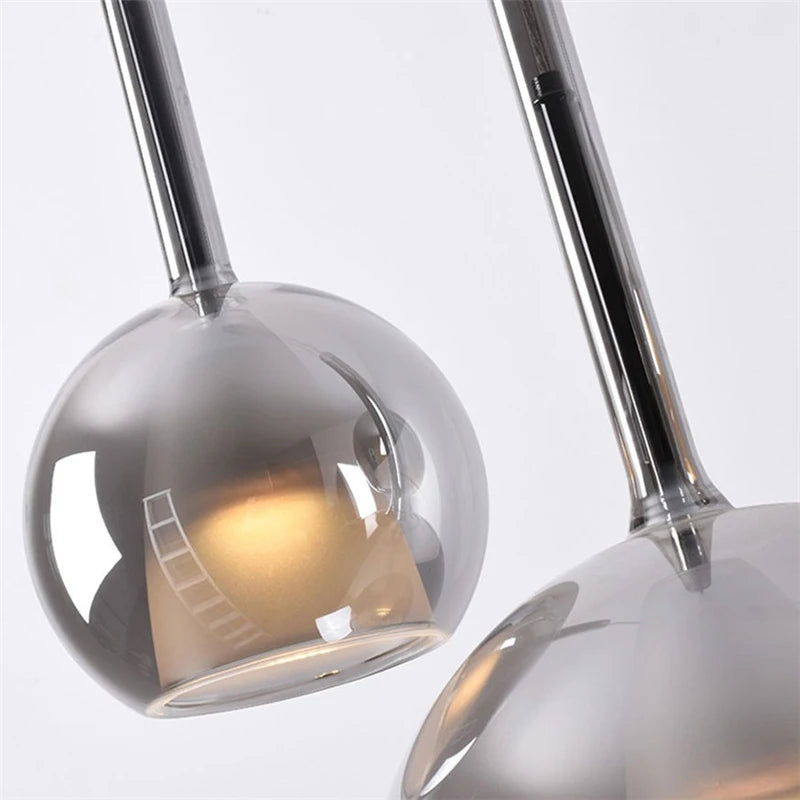 suspension moderne en verre design nordique pour intérieur élégante - vue 4 sur 9