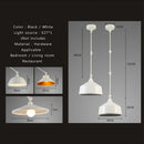 Modern minimalist wrought iron pendant light