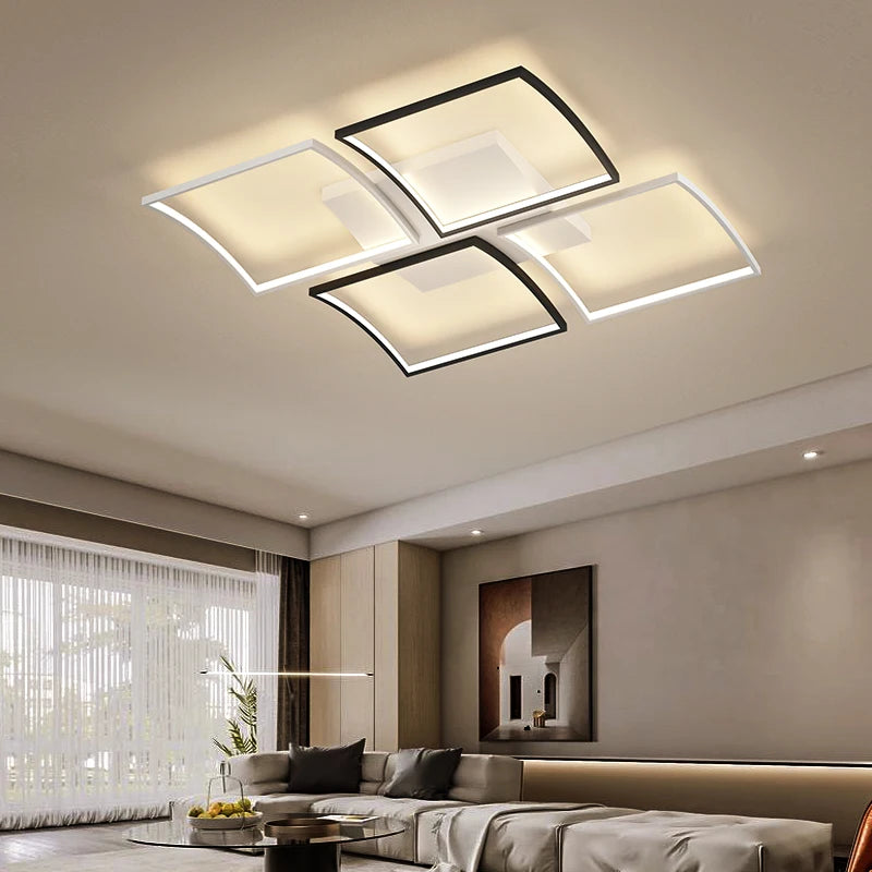 lustre led en aluminium pour intérieur et espaces commerciaux - vue 4 sur 9