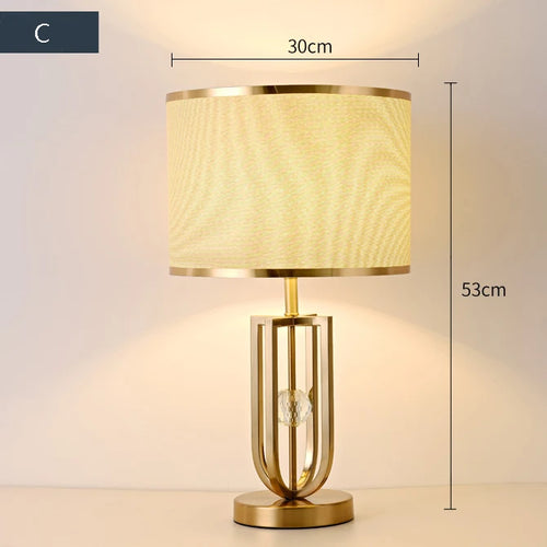 Postmodern Nordic minimalist luxury table lamp - vue 12 sur 12