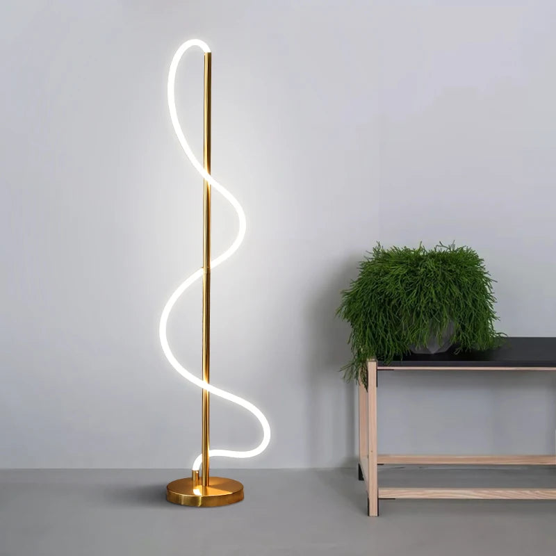 LED postmoderne musique Notes LED lumière lampadaire foyer étude