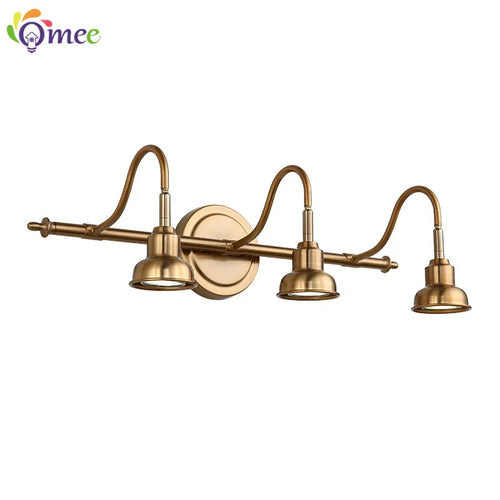 American Bronze Mirror Front Light , Bathroom Wall Lamps Mirror Light ,Powder Room Mirror Wall Lights Lighting LED Makeup Mirror - vue 2 sur 23