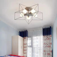 Modern minimalist decorative five-pointed star ceiling light