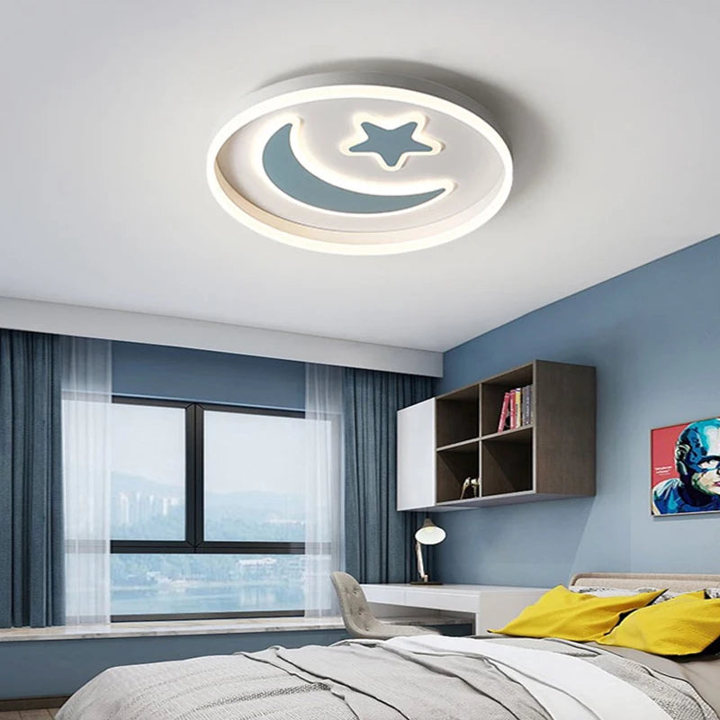 plafonnier led moderne simple luminosité dimmable maison - vue 6 sur 10