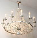 lustre vintage en cristal rétro pour café et bar