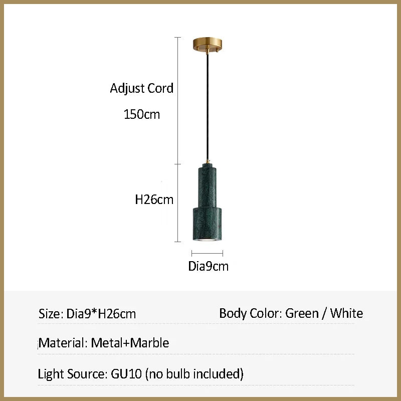 lampe de poche créative en forme de marbre pour décoration nordique led - vue 6 sur 8
