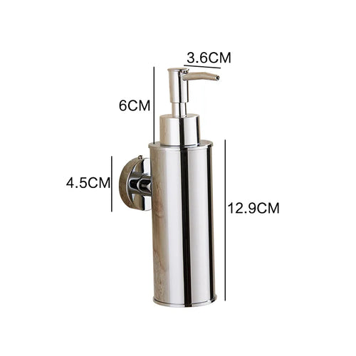 distributeur de savon liquide mural en acier inoxydable pour gel douche - vue 13 sur 18