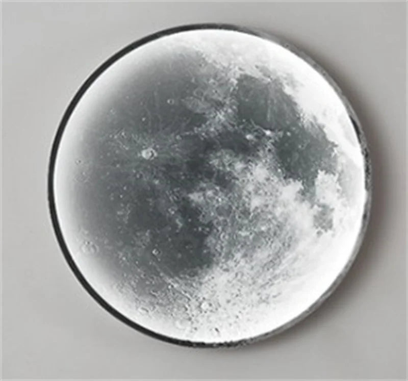 applique murale lune design moderne éclairage décoratif pour intérieur - vue 5 sur 10