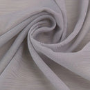 Rideau tulle transparent motifs floraux géométriques style luxe