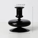 Nordic Glass candle holders, romantic Dinner home decoration, candlestick for birthday wedding, candle holder portavelas decor