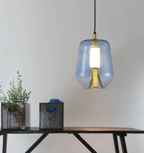 suspension vintage en verre design nordique créatif