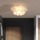 plafonnier led design nordique moderne en acrylique à fleurs décoratif