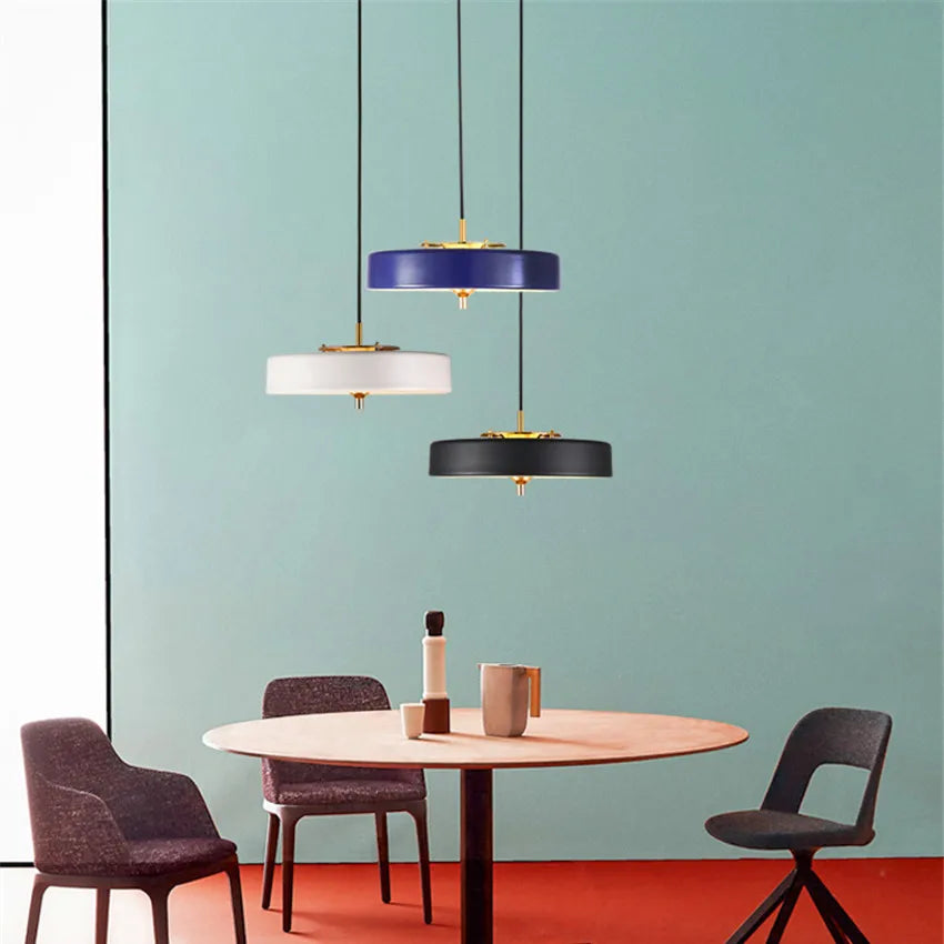suspension nordic revolve lustre led métal moderne pour restaurant et bar - vue 5 sur 9