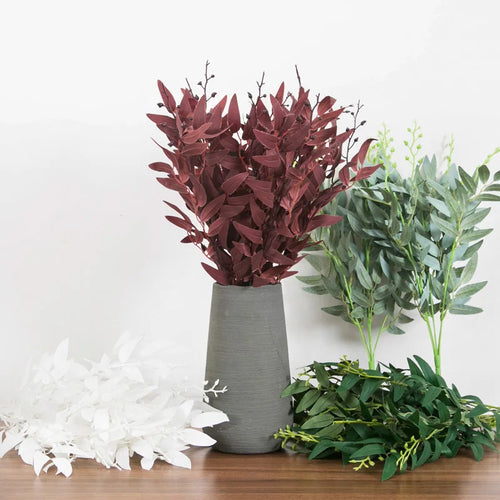 fleur artificielle bouquet de mariage décoration en soie - vue 6 sur 13