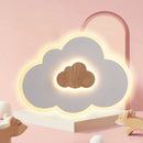 plafonnier led en bois dessin animé pour enfants