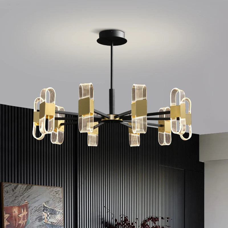 lustre de luxe design pour un éclairage nordique élégant - vue 5 sur 17