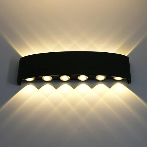 applique murale led étanche pour jardin extérieur et intérieur - vue 3 sur 8
