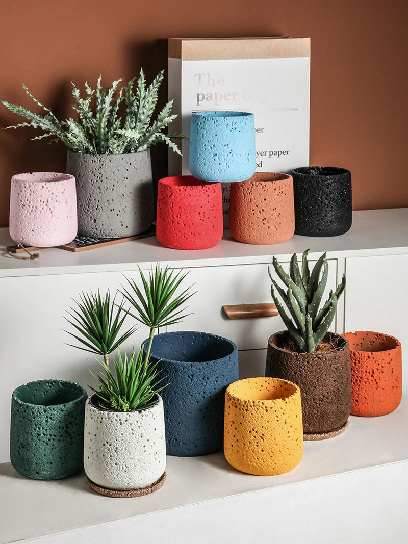moule en silicone pour pot de fleurs créatif et nordique - vue 5 sur 12