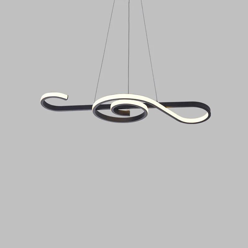 lustre nordique moderne led pour décoration intérieure - vue 4 sur 9