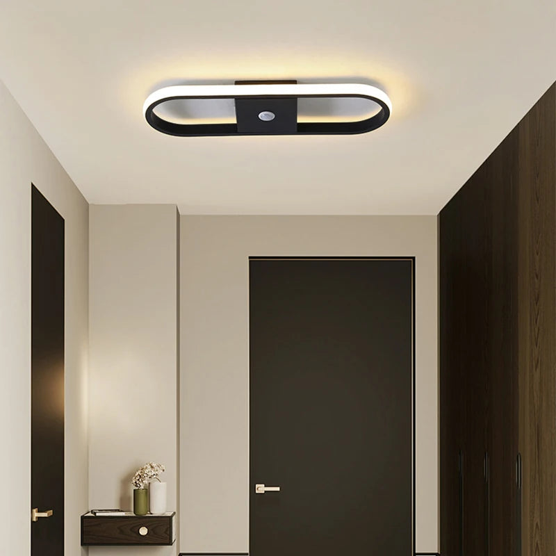 plafonnier led avec détecteur de mouvement pir idéal pour intérieur - vue 6 sur 14