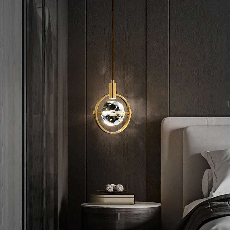 lustre en cristal créatif pour décoration intérieure moderne - vue 3 sur 8