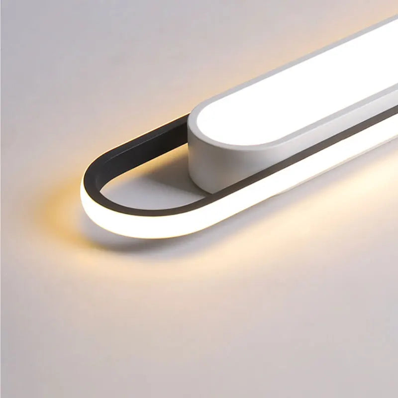 Plafonnier rectangulaire simple plafond moderne à LED - vue 3 sur 9