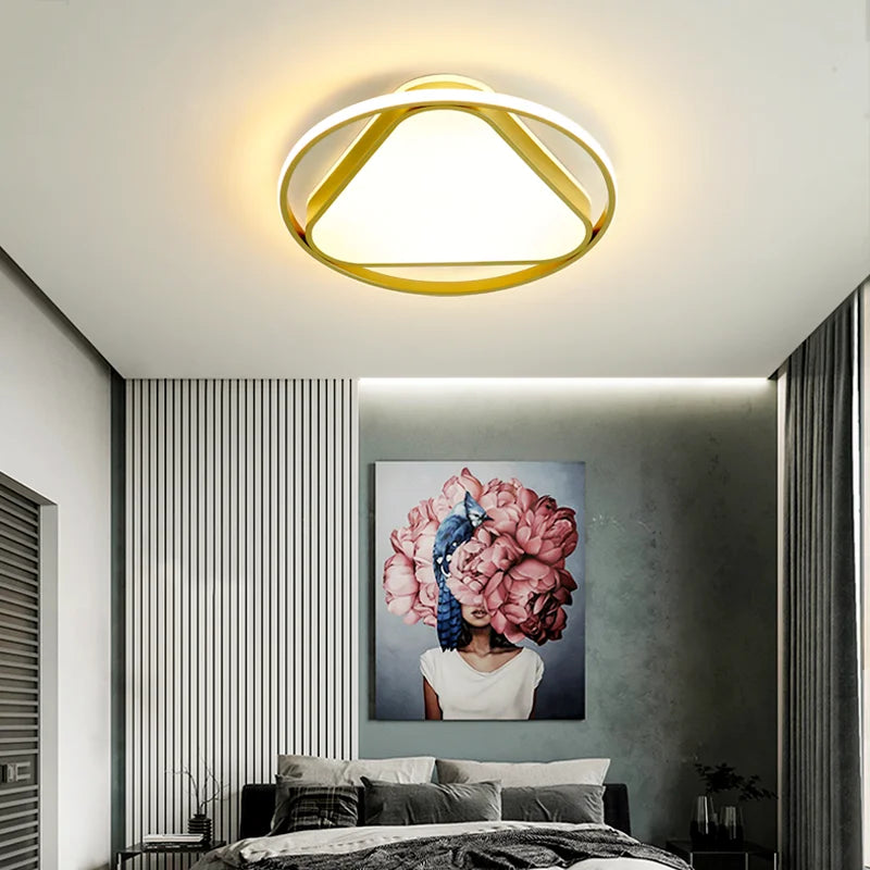 plafonnier moderne décoratif pour intérieur avec lumières led - vue 5 sur 10