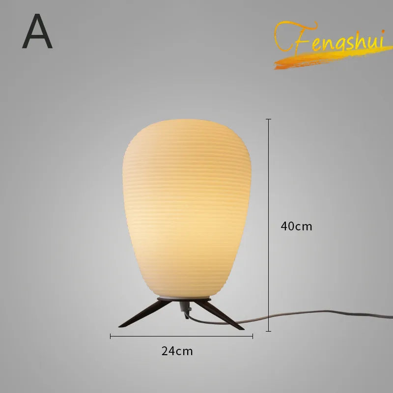 Lampe de Table en verre LED postmoderne