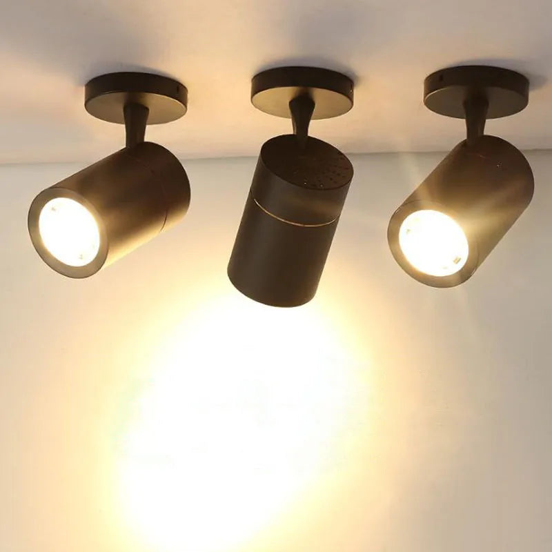 projecteurs led qiuboss à intensité variable pour loft - vue 9 sur 8