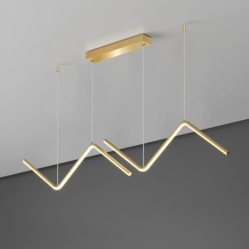 lustre nordique en suspension led pour décoration intérieure - vue 4 sur 8