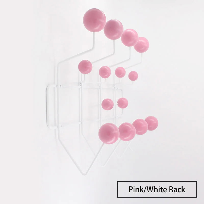 multi-colored coat rack versatile hook for children's wall decoration