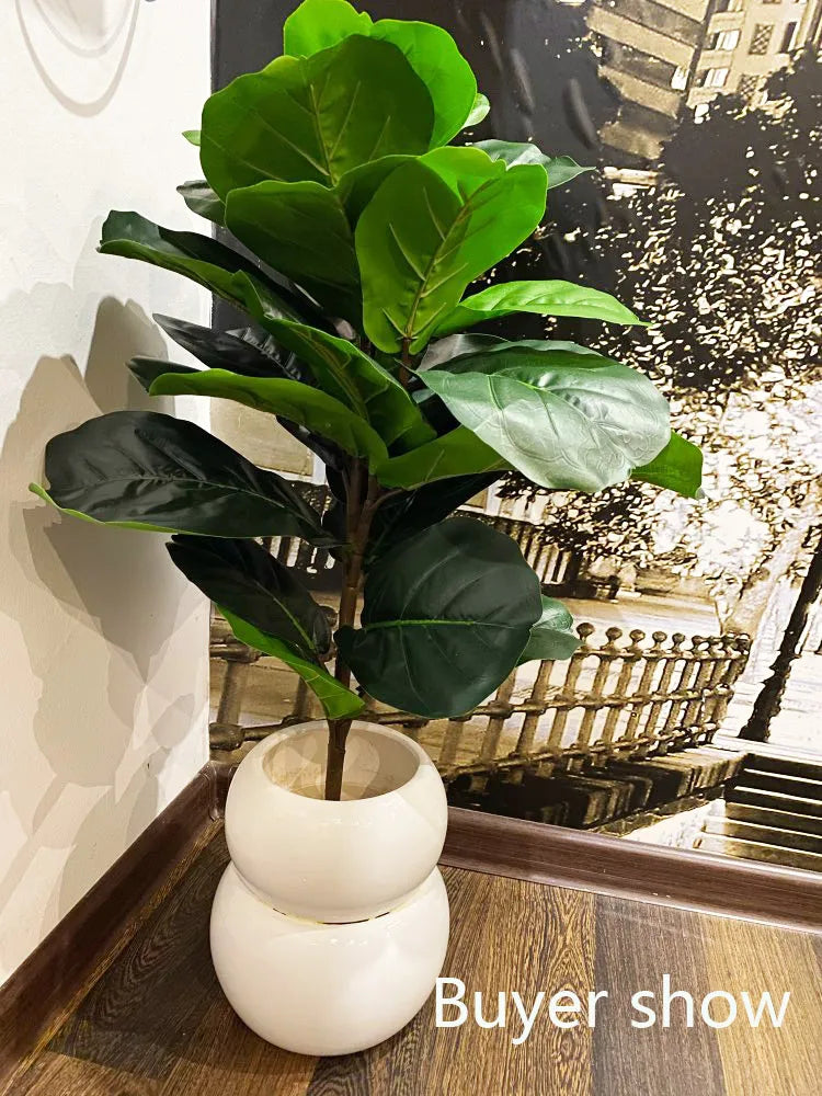 branche de ficus artificielle pour décoration automnale tropicale - vue 10 sur 10