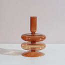 Nordic Glass candle holders, romantic Dinner home decoration, candlestick for birthday wedding, candle holder portavelas decor