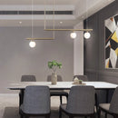 Minimalist postmodern glass chandelier for interior decoration