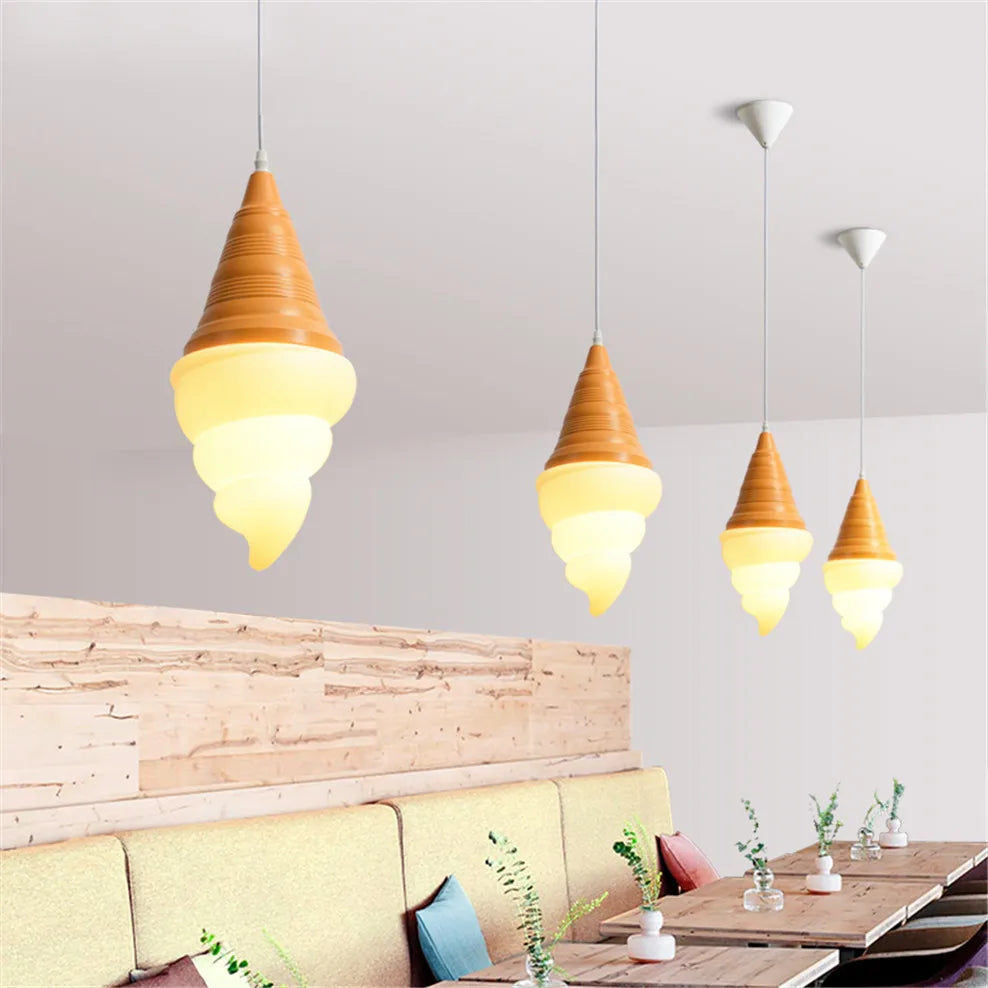 suspension enfants led créatif cônes crème glacée - vue 5 sur 9