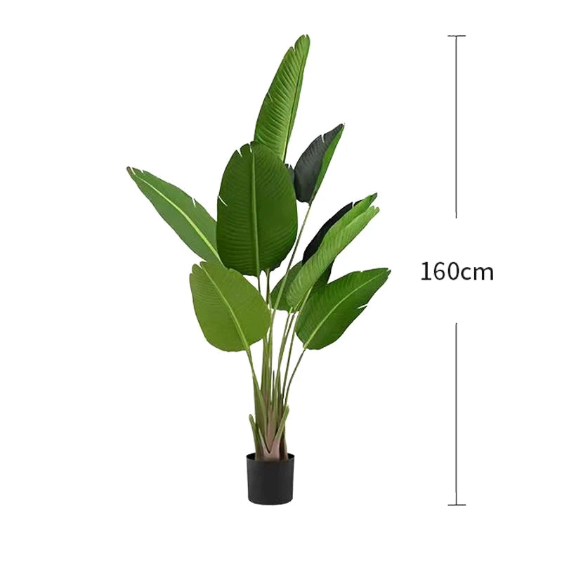 plantes tropicales arbre artificiel en pot décoration intérieure et extérieure - vue 6 sur 8