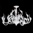 suspension nordic swan en fer art déco moderne