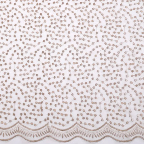 Rideau tulle brodé fleurs style européen salon chambre - vue 9 sur 8