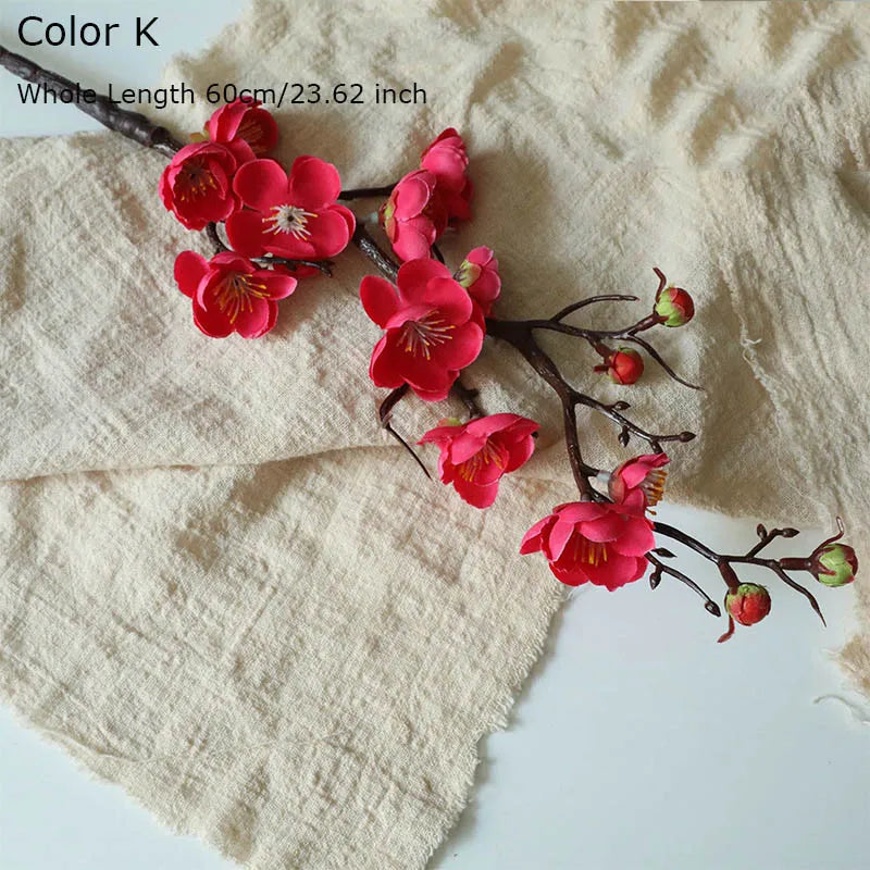 branche de fleurs artificielles de cerisier pour décoration automnale - vue 13 sur 17