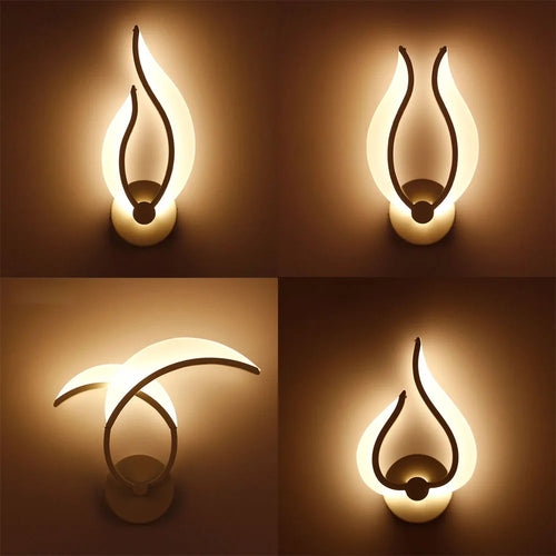 applique murale led acrylique moderne éclairage décoratif