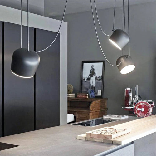 Suspension industrielles modernes d'araignée de conception Variable pour la salle de plongée/Restaurants lampes suspendues de cuisine luminaires E27 lampe à LED - vue 2 sur 6