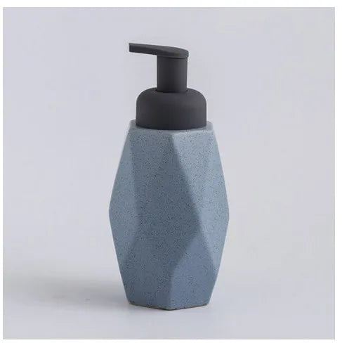 distributeur de savon en céramique mousse pressante pour salle de bain - vue 15 sur 18